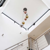 Stellora hanglamp met 7 lampen - Oud zilver