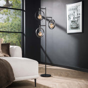 Rinara 3-lichts - antraciet vloerlamp