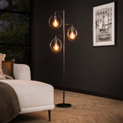 Rinara 3-lichts - antraciet vloerlamp