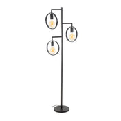 Rinara 3-lichts - antraciet vloerlamp