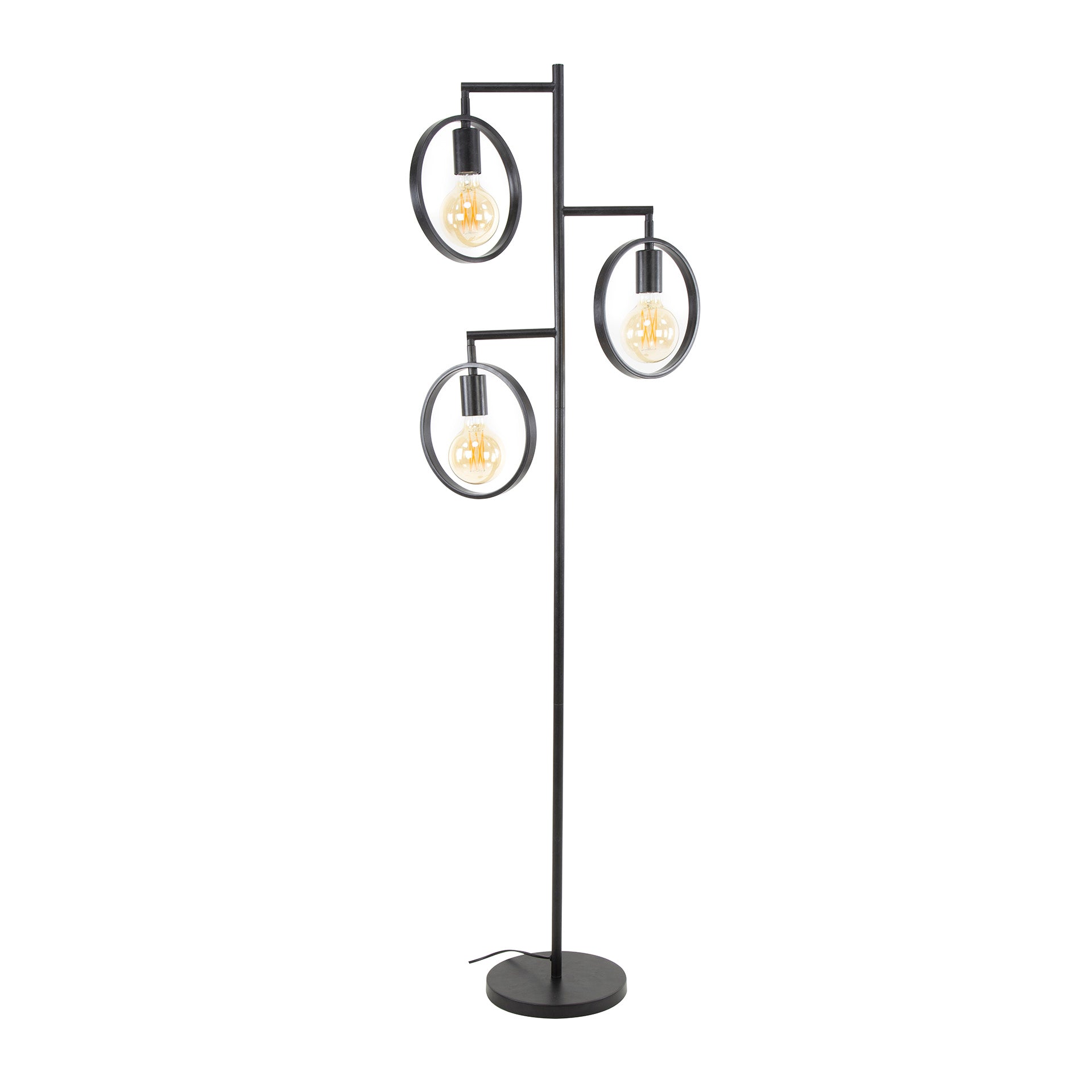 Rinara 3-lichts - antraciet vloerlamp