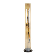 Tubara glas 5-lichts - artic zwart vloerlamp