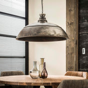 Indora 1-lichts Ø80cm - Oud zilveren hanglamp