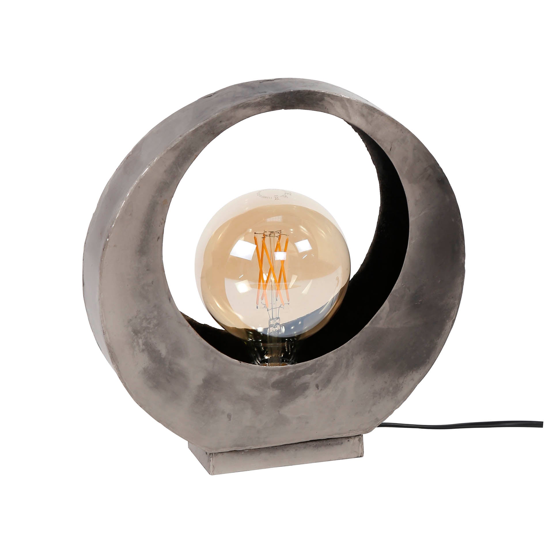 Lumera oud zilver metalen tafellamp 1-lichts