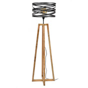 Twisara 1-licht - leisteengrijze vloerlamp