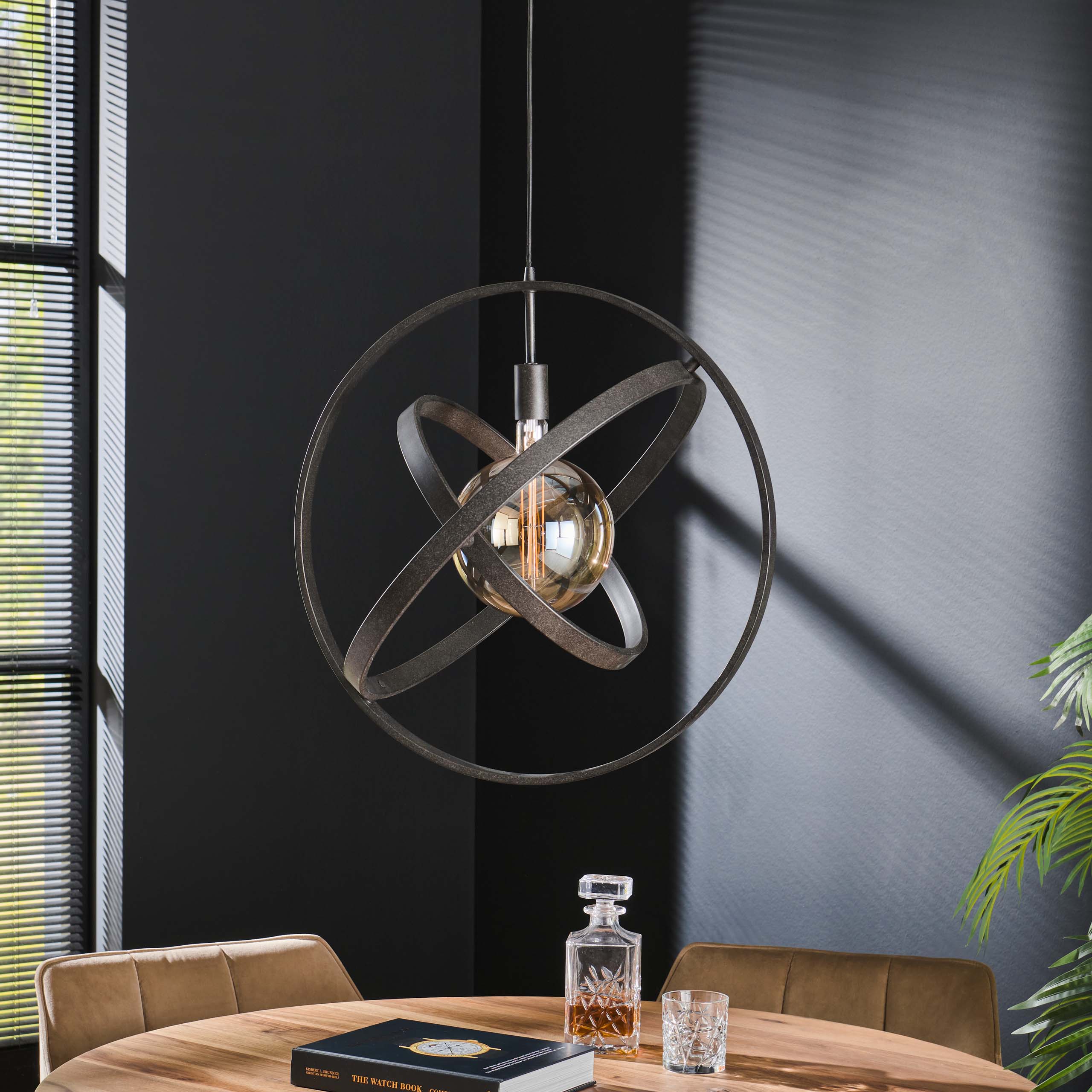 Galora 1-lichts - Artic zwarte hanglamp
