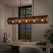 Tubora Mesh 5-lichts - Arctic zwarte hanglamp