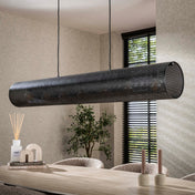 Tubora Mesh 7-lamps - Artic zwarte hanglamp