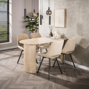 Sferora Tricolore 4+3-lichts - Arctic zwarte hanglamp
