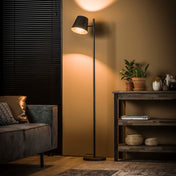 Flexara 1-licht - houtskoolkleurige vloerlamp