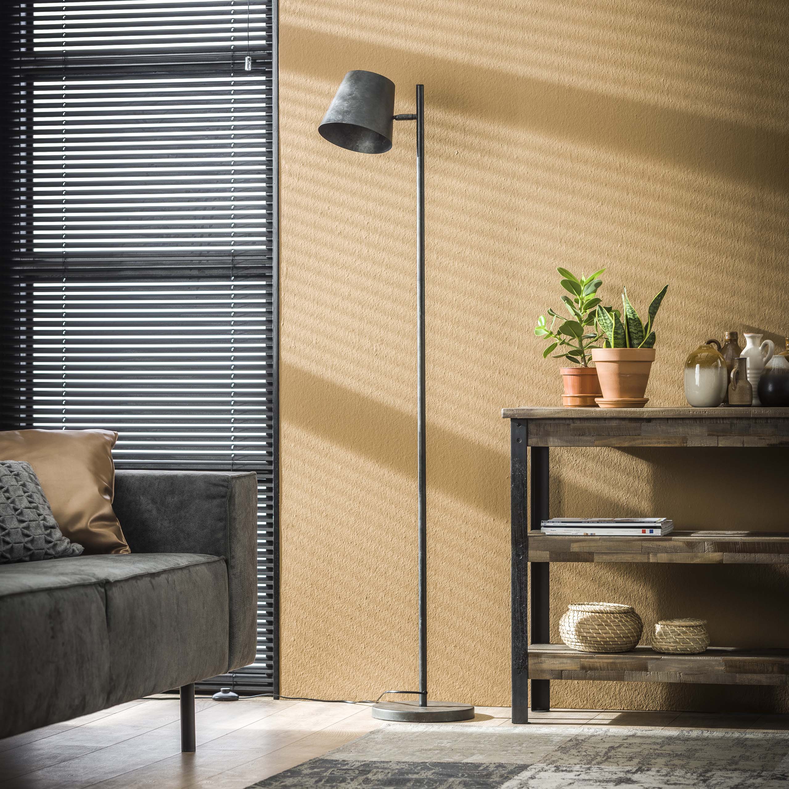 Flexara 1-licht - houtskoolkleurige vloerlamp