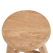 Noguchi ronde teakhouten kruk