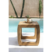 Symi kruk van gerecycled teakhout