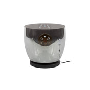 Upara XL 1-licht - rookgrijs glazen vloerlamp