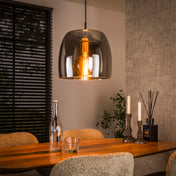 Drifora Glass 1-lichts - Rookgrijs glazen hanglamp