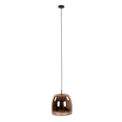 Drifora Glas 1-lichts - Koperen glazen hanglamp