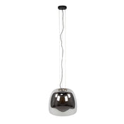 Drifora Glas XL 1-lichts - Rookgrijs glazen hanglamp