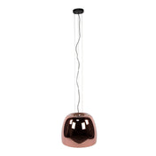 Drifora Glass XL 1-lichts - Koperen glazen hanglamp