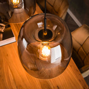 Drifora Glass 3-lichts - Rookgrijs glazen hanglamp