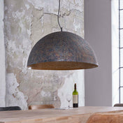 Puncera 1-lichts Ø70cm - Zwartbruine hanglamp