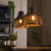Screna 2-lichts - Antiek bronzen hanglamp