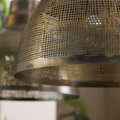 Screna 2-lichts - Antiek bronzen hanglamp