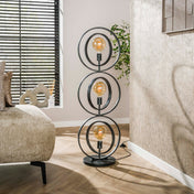 Turnara 3-lichts - antracietkleurige vloerlamp