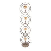 Turnara 4-lichts - beige vloerlamp