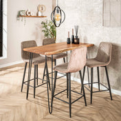 Turnara 1-lichts - Houtskoolkleurige hanglamp