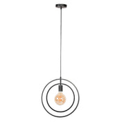 Turnara 1-lichts - Houtskoolkleurige hanglamp