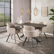 Turnara 3-lichts - Beige hanglamp