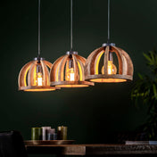 Orbora 3-lichts - Massief mango hanglamp