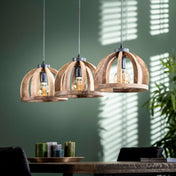 Orbora 3-lichts - Massief mango hanglamp