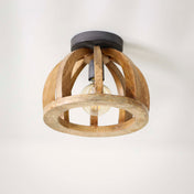 Orbira massief mango 1-lichts plafondlamp