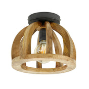 Orbira massief mango 1-lichts plafondlamp