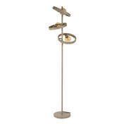 Hovera 3-lichts - beige vloerlamp