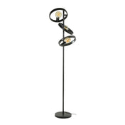 Hovera 3-lichts - antracietkleurige vloerlamp