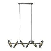 Hovera 6-lichts - Houtskool hanglamp