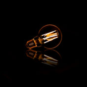 Fannur gloeilamp LED [G70] filament bol Ø7cm / Amber glas