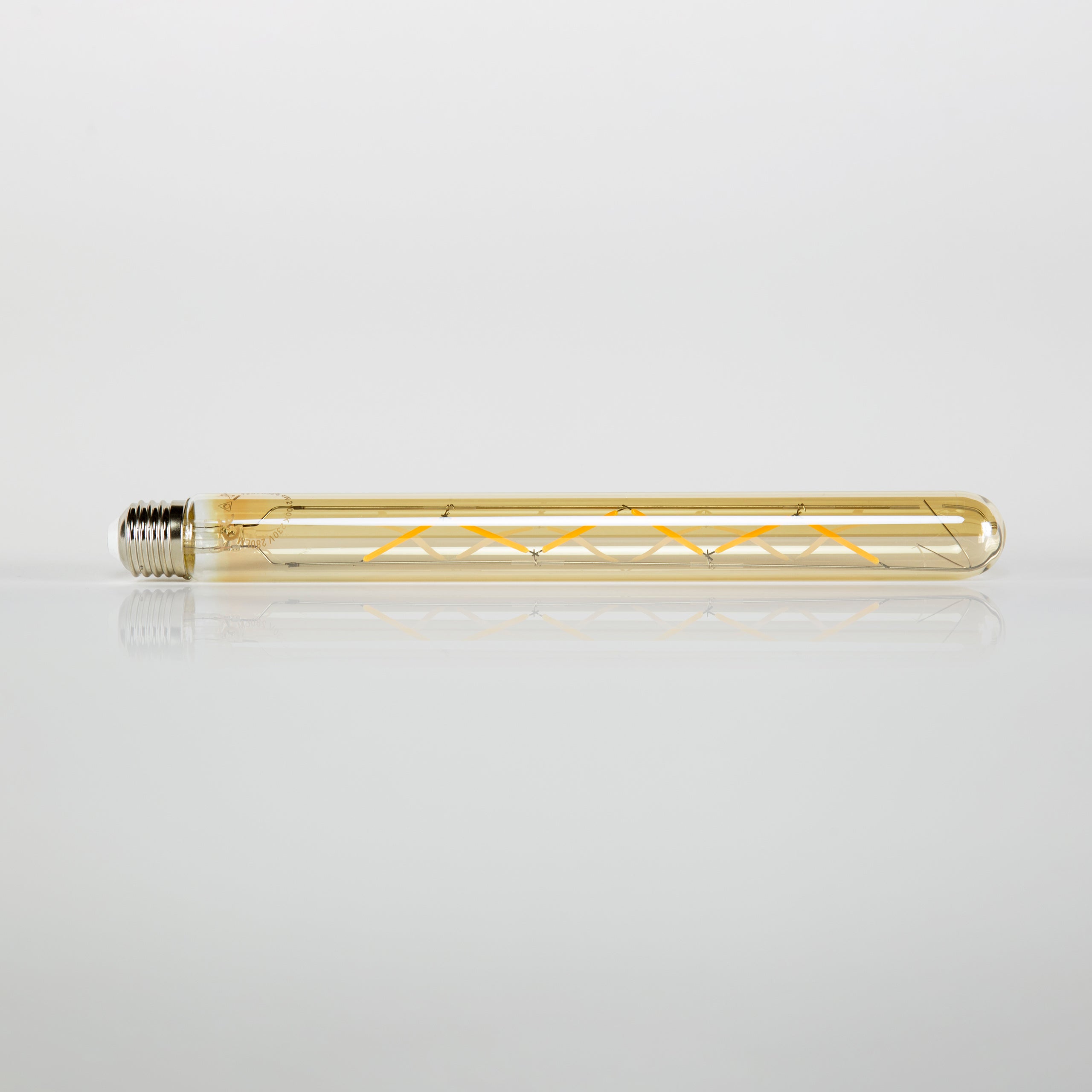 Fannur gloeilamp LED [T32-L300] filament buis 30cm / Amberkleurig glas