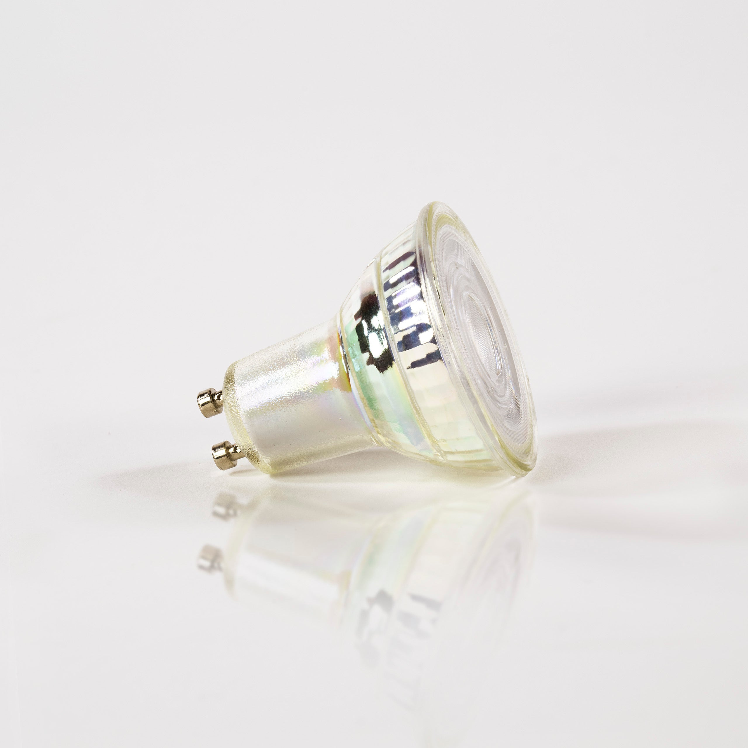Fannur gloeilamp LED GU10 dimbaar / Transparant glas