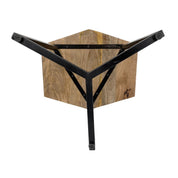 Handgemaakte Artisan Bijzettafel - Tijdloos Luxe Design in Zwart
