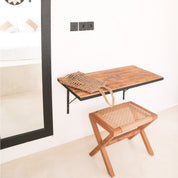 Eco kruis bruine houten kruk