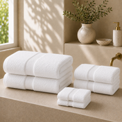 FANNUR 6-Piece Cotton Towel Set