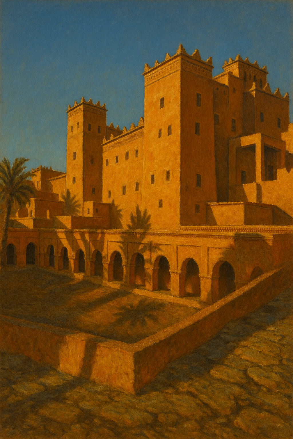 Ochre Fortress - Classic Wall Art