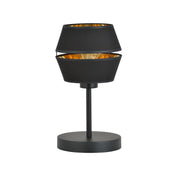 LUNOR Black Gold Table Lamp