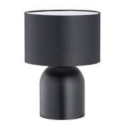 Elira black white steel table lamp