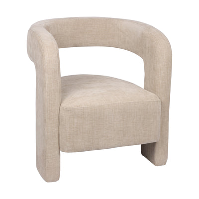 Numira beige stoffen fauteuil