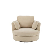 Swivello Luxe draaifauteuil – Grijs textiel & hout
