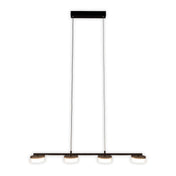 Tijdloze handgemaakte LED-hanglamp in premium zwart design